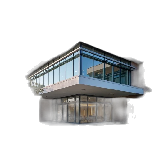 building, 3d render, photorealistic, concept art, entrance, healthcare, care, surgery transparent PNG cut-out