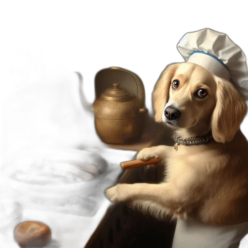 food, staff, hat, oil painting, photorealistic, concept art, watercolor, fire transparent PNG cut-out