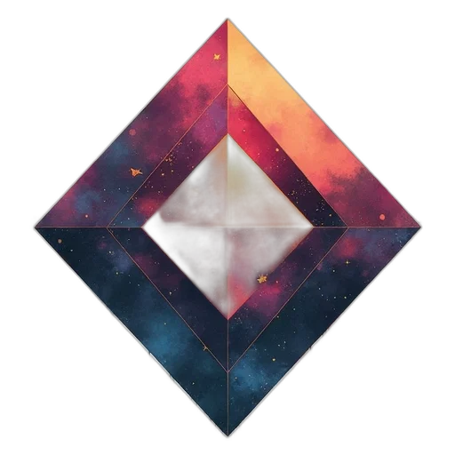 umbrella, fantasy art, pixel art, vaporwave, concept art, outer space, colorful, pastel transparent PNG cut-out
