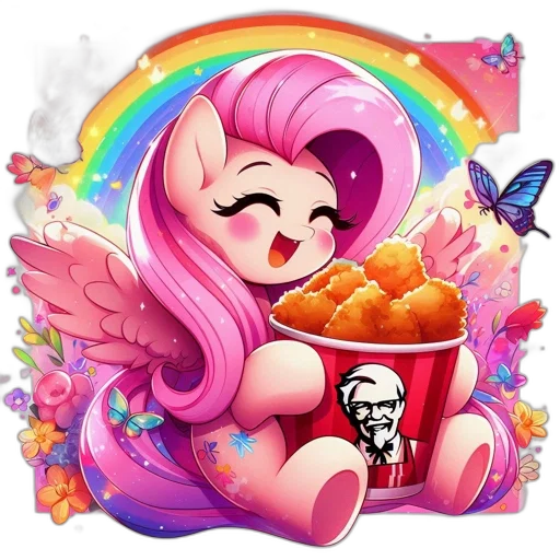 food, vaporwave, pixel art, fantasy art, cartoon, pastel, colorful, vivid transparent PNG cut-out