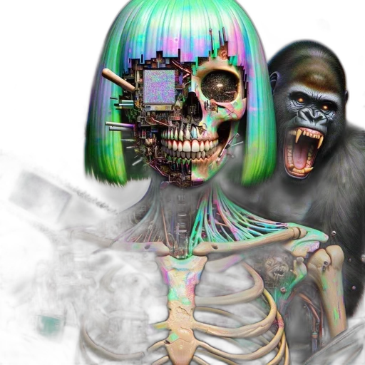 mask, face, creature, robot, vaporwave, concept art, cyberpunk, 3d render transparent PNG cut-out