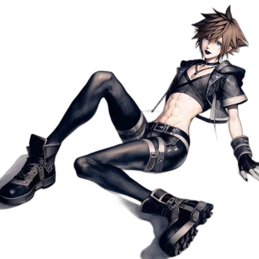 weapon, concept art, pixel art, cyberpunk, monochrome, dark, animated, figure transparent PNG cut-out