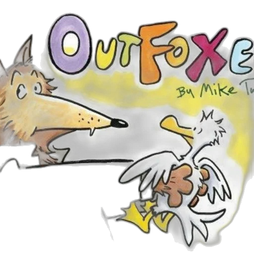 concept art, cartoon, fox, duck, illustration, book, outfoxed, mike transparent PNG cut-out