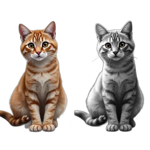 animal, photorealistic, concept art, 3d render, pixel art, second, image, shows transparent PNG cut-out