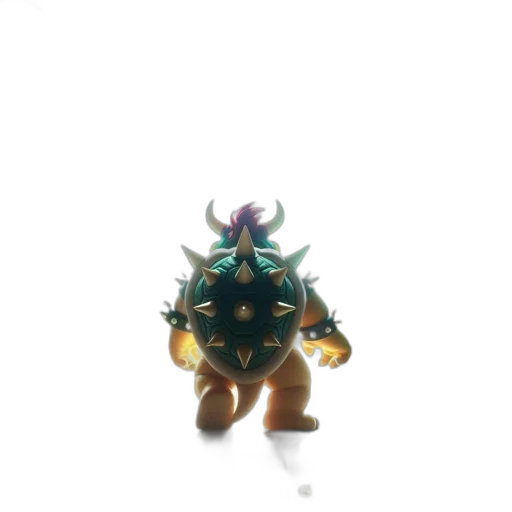creature, crown, staff, mask, concept art, 3d render, fantasy art, pixel art transparent PNG cut-out