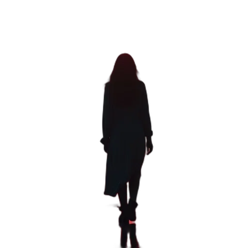dress, staff, jacket, shoes transparent PNG cut-out