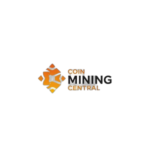 second, image, shows, stylized, logo, coin, mining, central transparent PNG cut-out