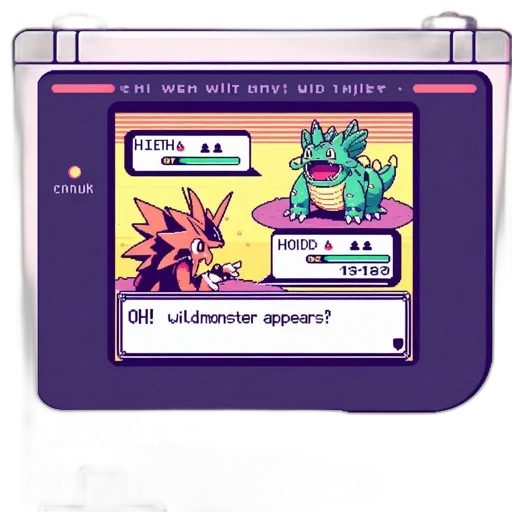 dragon, creature, robot, vaporwave, pixel art, concept art, fire, underwater transparent PNG cut-out