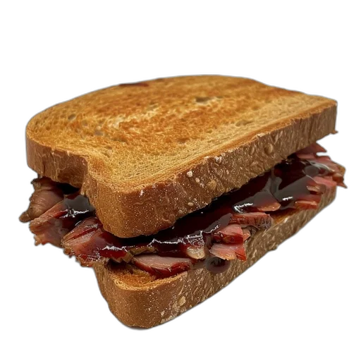 food, animal, dress, weapon, photorealistic, 3d render, toasted, brown-bread transparent PNG cut-out