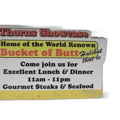 sign, thorns, showcase, lounge, advertises, lunch, dinner, service transparent PNG cut-out