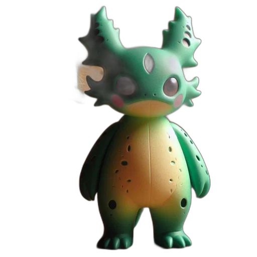 creature, dragon, animal, staff, 3d render, concept art, fantasy art, pixel art transparent PNG cut-out