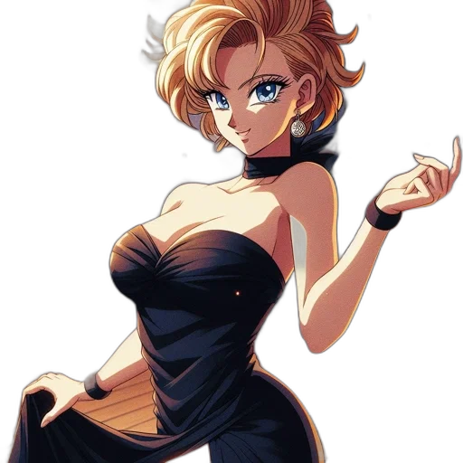 dress, staff, anime, cartoon, concept art, pixel art, dark, monochrome transparent PNG cut-out