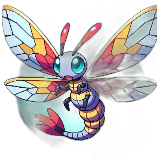creature, animal, staff, pixel art, concept art, 3d render, fantasy art, pastel transparent PNG cut-out