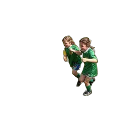 pixel art, 3d render, photorealistic, concept art, green, children, jerseys, play transparent PNG cut-out