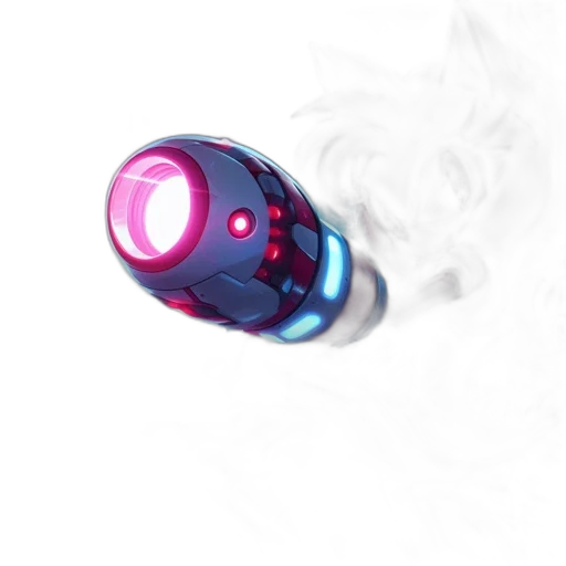 robot, weapon, staff, mask, 3d render, vaporwave, concept art, cyberpunk transparent PNG cut-out