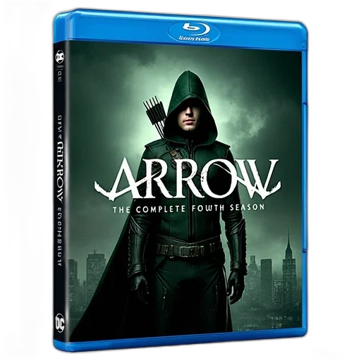 cover, blu-ray, disc, series, arrow, featuring, main, character transparent PNG cut-out