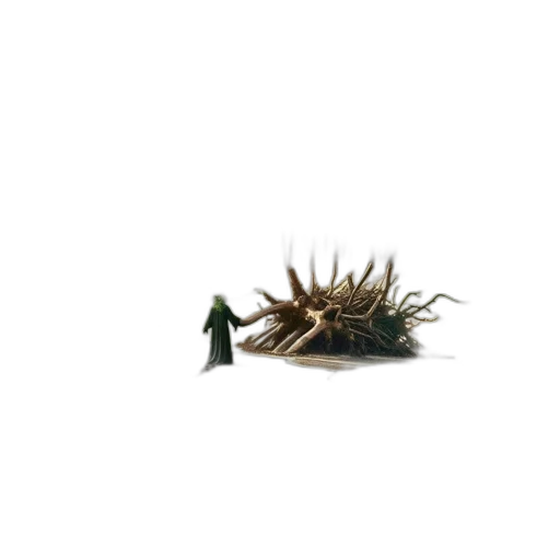 hair, dragon, food, creature, 3d render, concept art, forest, fire transparent PNG cut-out