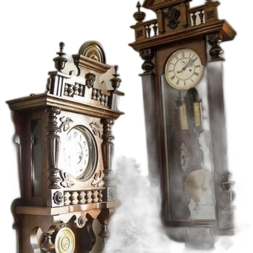 furniture, jewelry, photorealistic, 3d render, concept art, fantasy art, fog, two transparent PNG cut-out