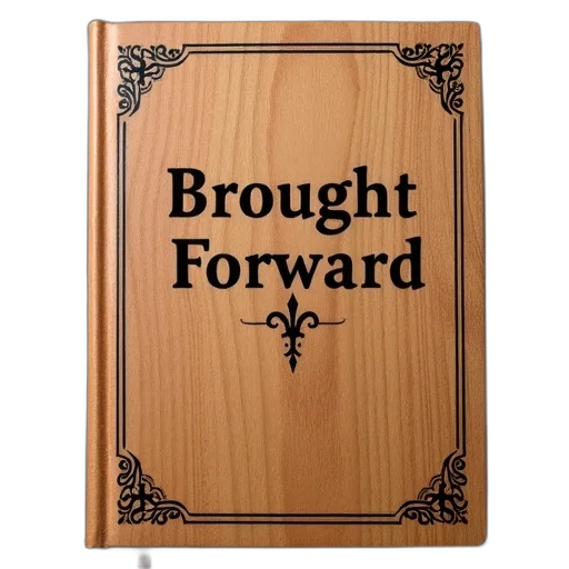 furniture, wooden, book, cover, title, reads, brought, forward transparent PNG cut-out
