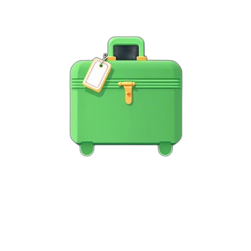 furniture, robot, staff, 3d render, concept art, pixel art, green, colorful transparent PNG cut-out