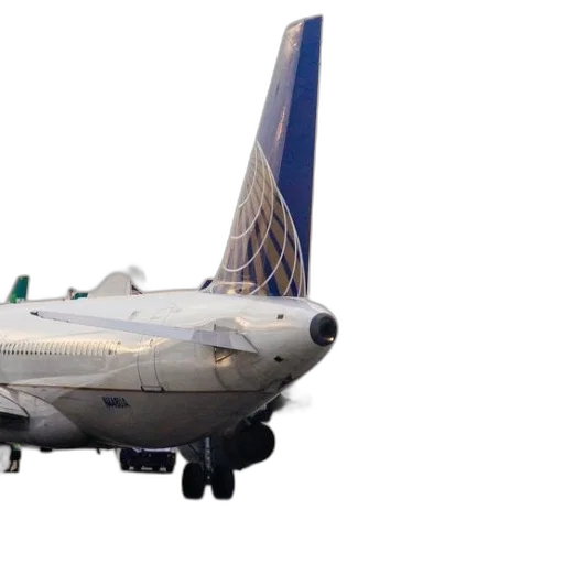 3d render, united, airlines, planes, tarmac, sunset transparent PNG cut-out
