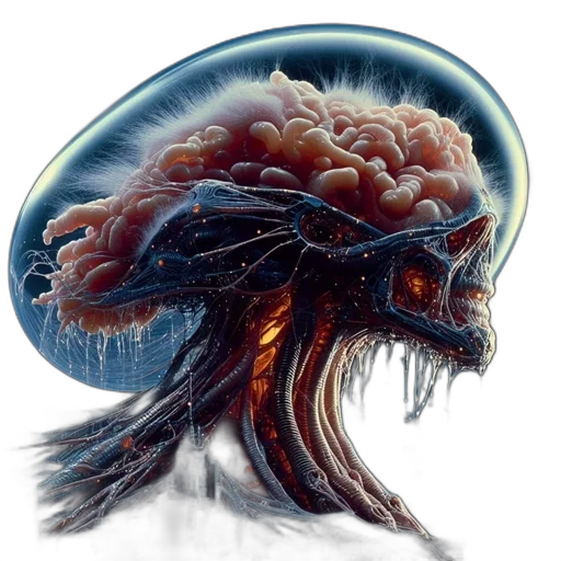 hair, creature, crown, hat, concept art, fantasy art, photorealistic, surreal transparent PNG cut-out