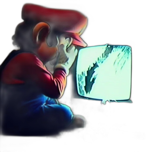 hat, concept art, 3d render, cartoon, watercolor, red, mario, famous transparent PNG cut-out