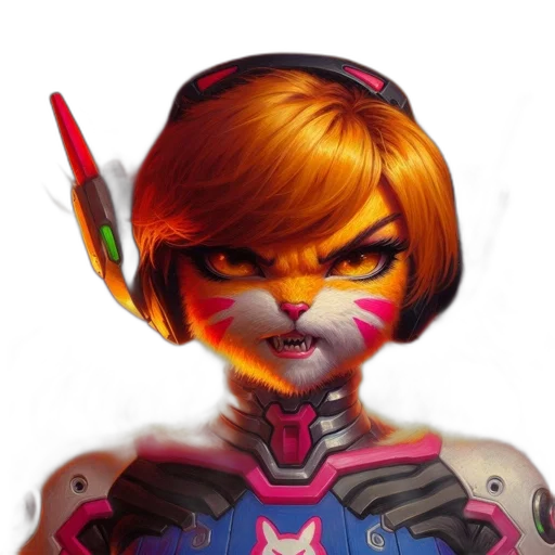 robot, mask, face, staff, concept art, cyberpunk, fantasy art, 3d render transparent PNG cut-out