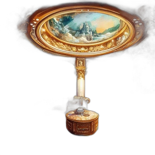 sword, staff, furniture, bottle, concept art, fantasy art, oil painting, photorealistic transparent PNG cut-out