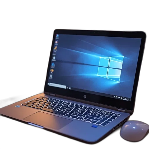 3d render, envy, notebook, n520 transparent PNG cut-out