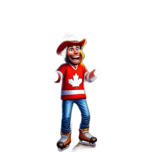 jacket, staff, hat, 3d render, concept art, cartoon, animated, scene transparent PNG cut-out