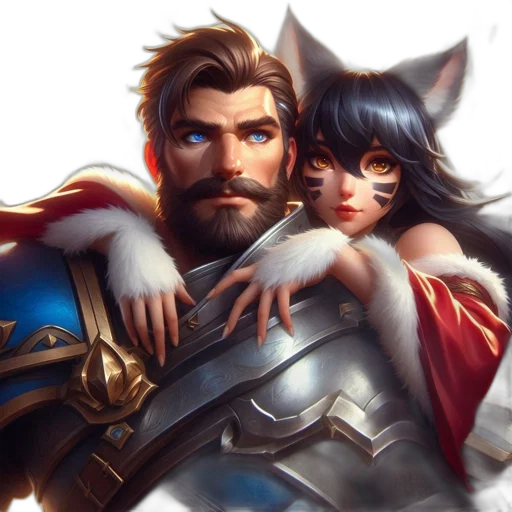 fantasy art, concept art, comic book art, anime, bearded, man, blue, eyes transparent PNG cut-out