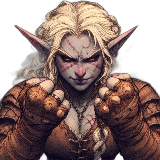face, dragon, fantasy art, comic book art, concept art, pixel art, elfin, woman transparent PNG cut-out