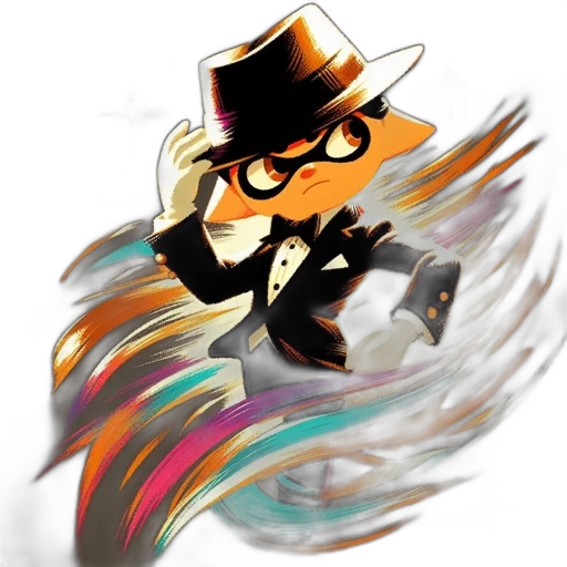 staff, hat, concept art, cartoon, pixel art, comic book art, golden, dark transparent PNG cut-out