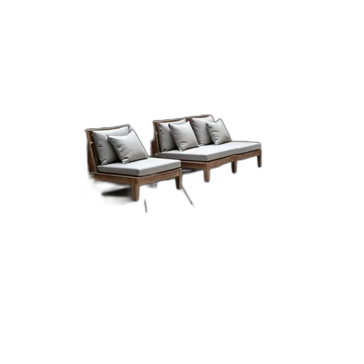 furniture, 3d render, photorealistic, concept art, earth tones, black, white, rubber transparent PNG cut-out