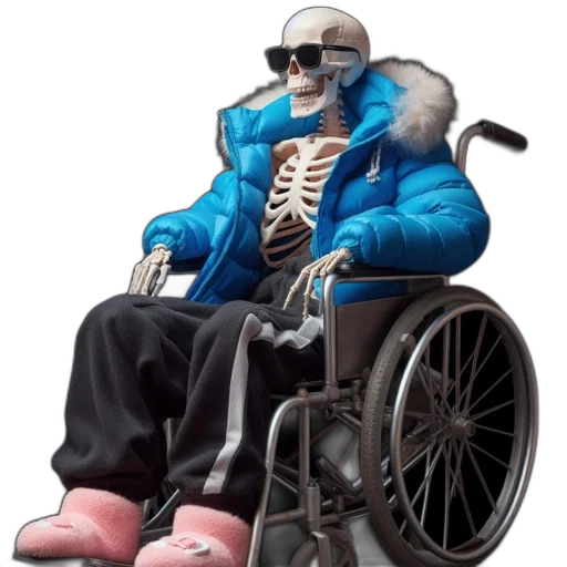 jacket, robot, shoes, face, concept art, photorealistic, cyberpunk, 3d render transparent PNG cut-out