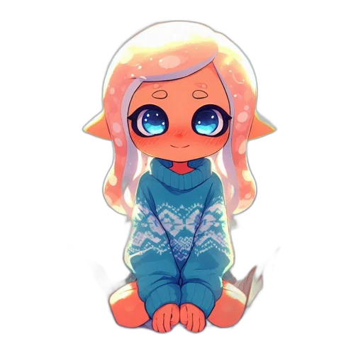 creature, dress, staff, pixel art, watercolor, concept art, fantasy art, pastel transparent PNG cut-out