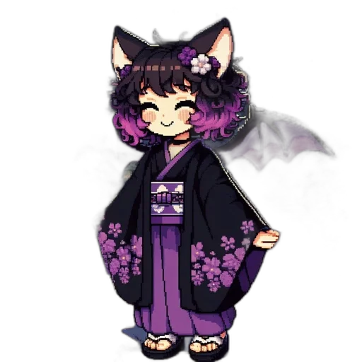 staff, pixel art, anime, fantasy art, concept art, dark, anime-style, female transparent PNG cut-out