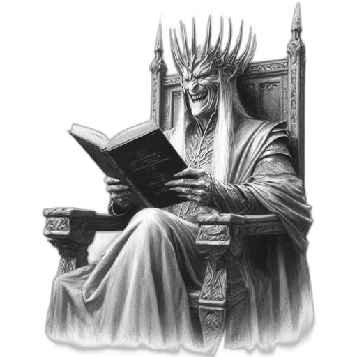 crown, furniture, staff, dragon, fantasy art, concept art, photorealistic, comic book art transparent PNG cut-out