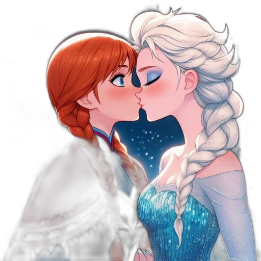 crown, watercolor, fantasy art, cartoon, concept art, snow, fire, underwater transparent PNG cut-out
