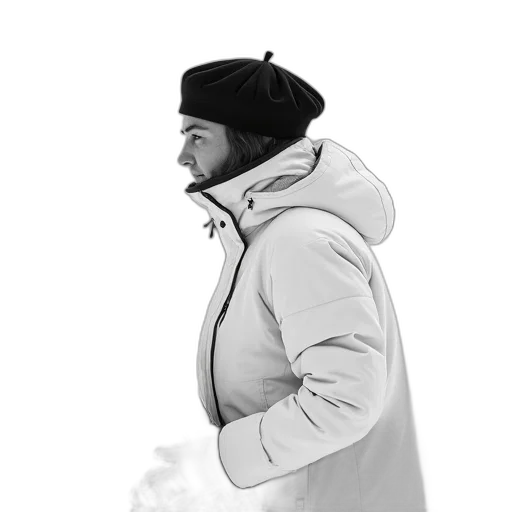 jacket, staff, face, hat, photorealistic, concept art, cartoon, 3d render transparent PNG cut-out