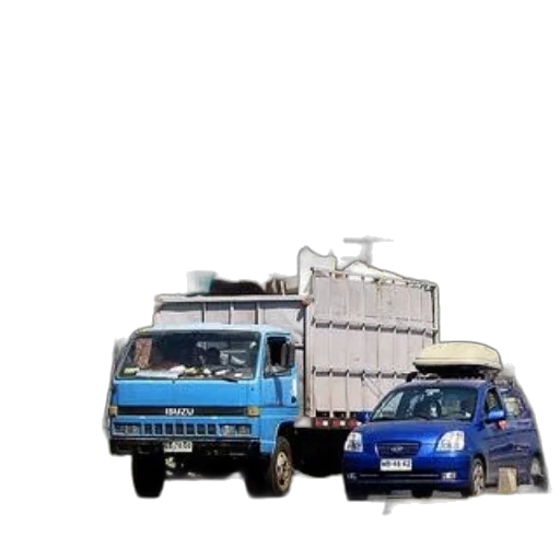 car, weapon, 3d render, photorealistic, concept art, blue, truck, driving transparent PNG cut-out