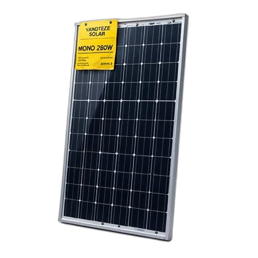 solar, panel, yellow, label, reading, yangteze, mono, 280w transparent PNG cut-out