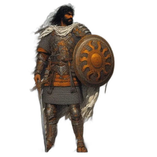 sword, weapon, staff, fantasy art, concept art, 3d render, pixel art, aged transparent PNG cut-out