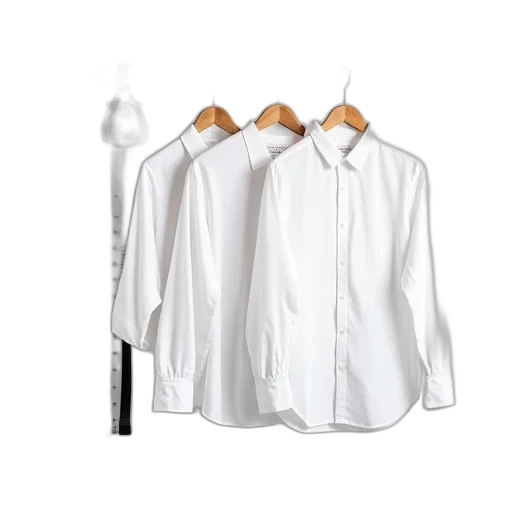 jacket, staff, dress, 3d render, monochrome, set, white, shirts transparent PNG cut-out
