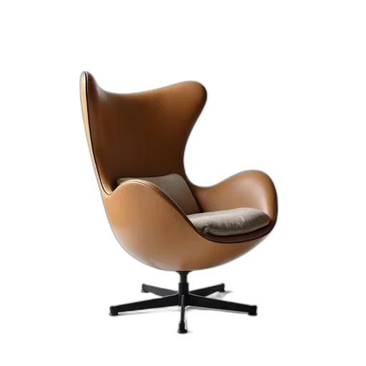 furniture, hair, 3d render, danish transparent PNG cut-out