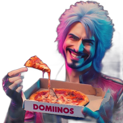 food, animal, face, weapon, concept art, anime, vaporwave, photorealistic transparent PNG cut-out