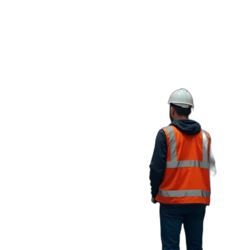 staff, jacket, robot, hat transparent PNG cut-out