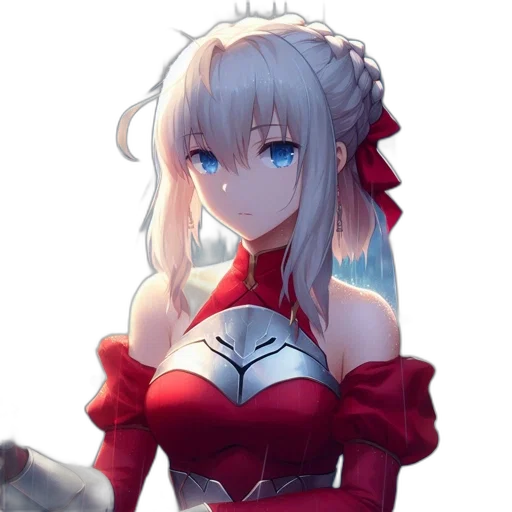 robot, crown, dress, dragon, anime, fantasy art, pixel art, concept art transparent PNG cut-out