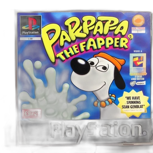 concept art, game, case, features, white, dog, red, hat transparent PNG cut-out